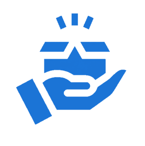 box in hand icon