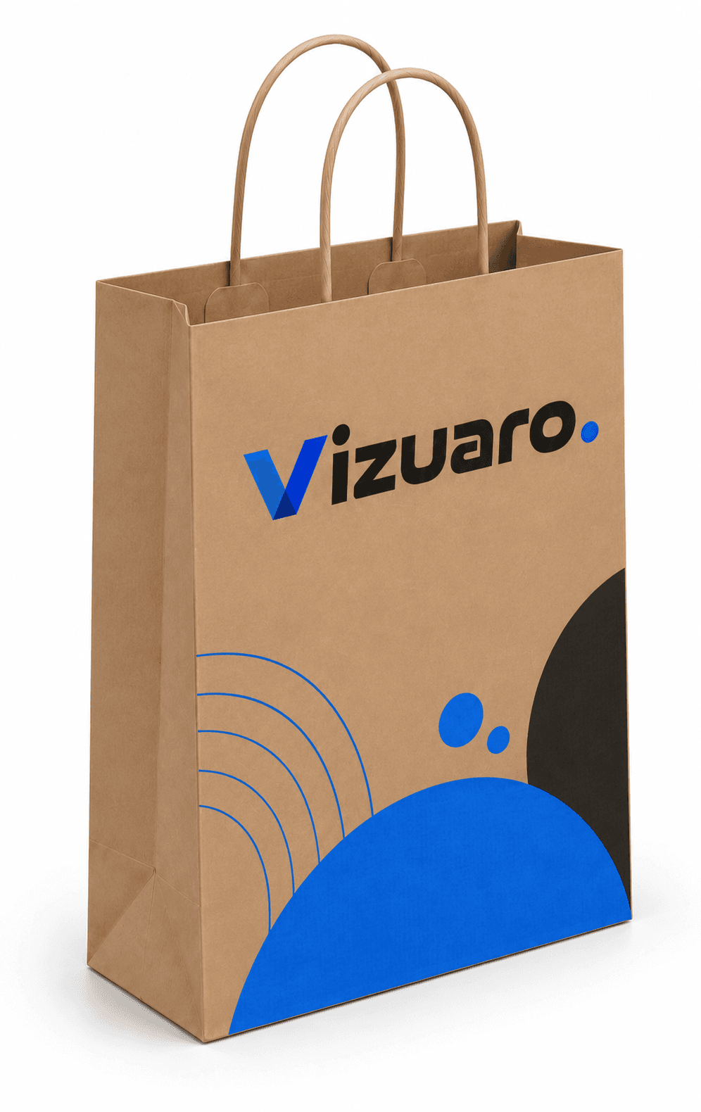 Papierová taška PREMIUM - Hnedý hladký papier – 30x12x40cm