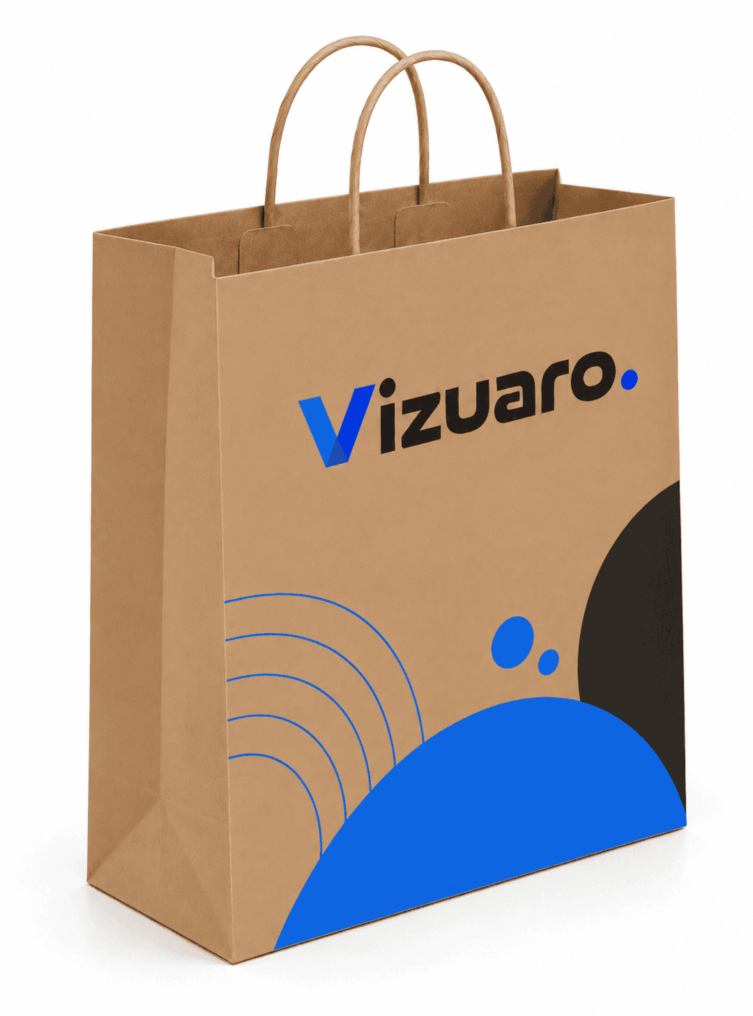 Papierová taška PREMIUM - Hnedý hladký papier – 35x15x40cm